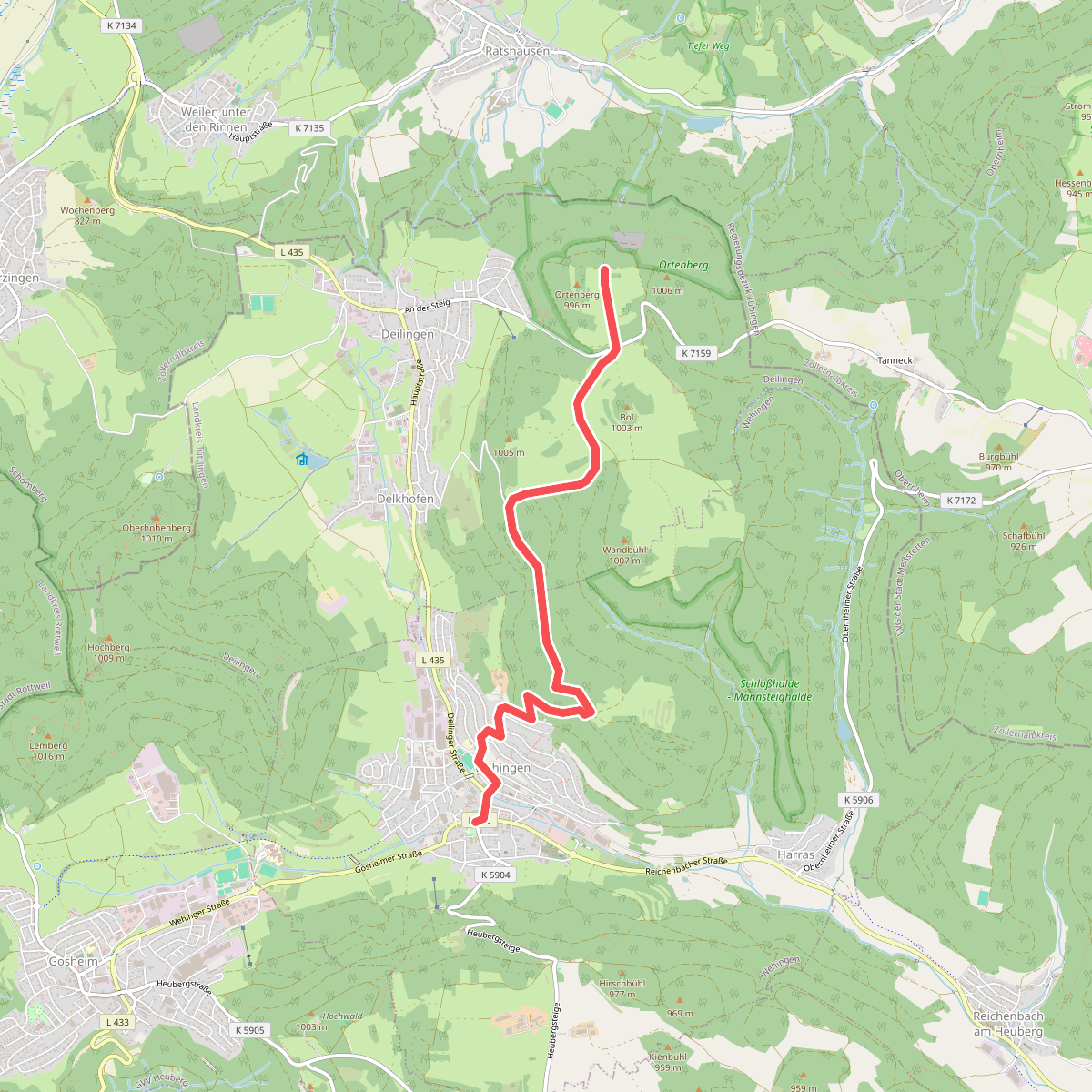 rote Gabel Wehingen