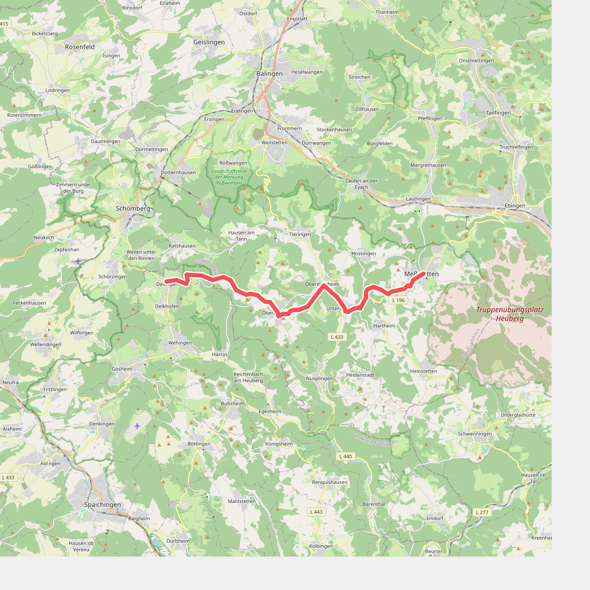 Deilingen - Meßstetten