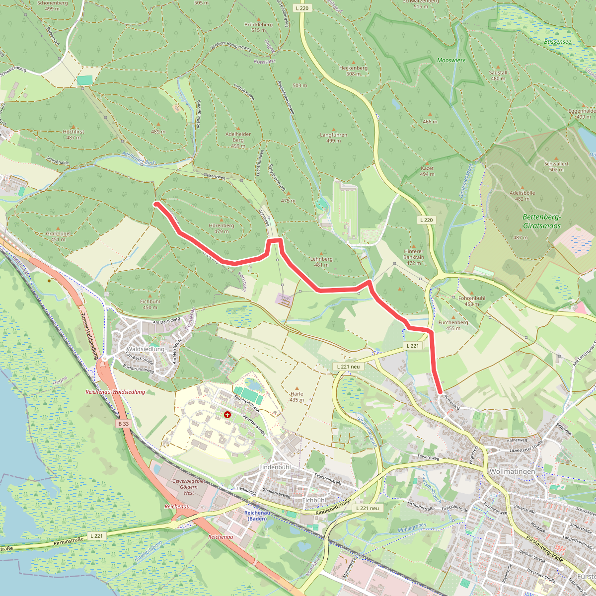 Hörenberg - Wollmatingen Hafner