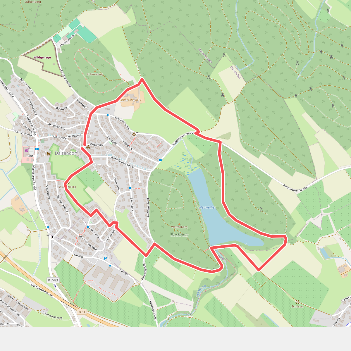 Daisendorfer Wanderweg W2