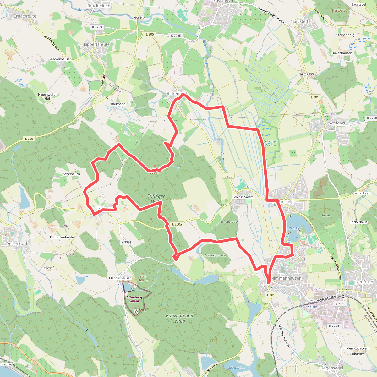 Salemer Jubiläumsweg "Westroute"