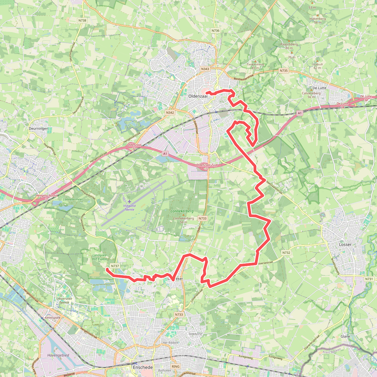 Koetshuis Hof Espelo - Oldenzaal · Hilligenpad etappe 1