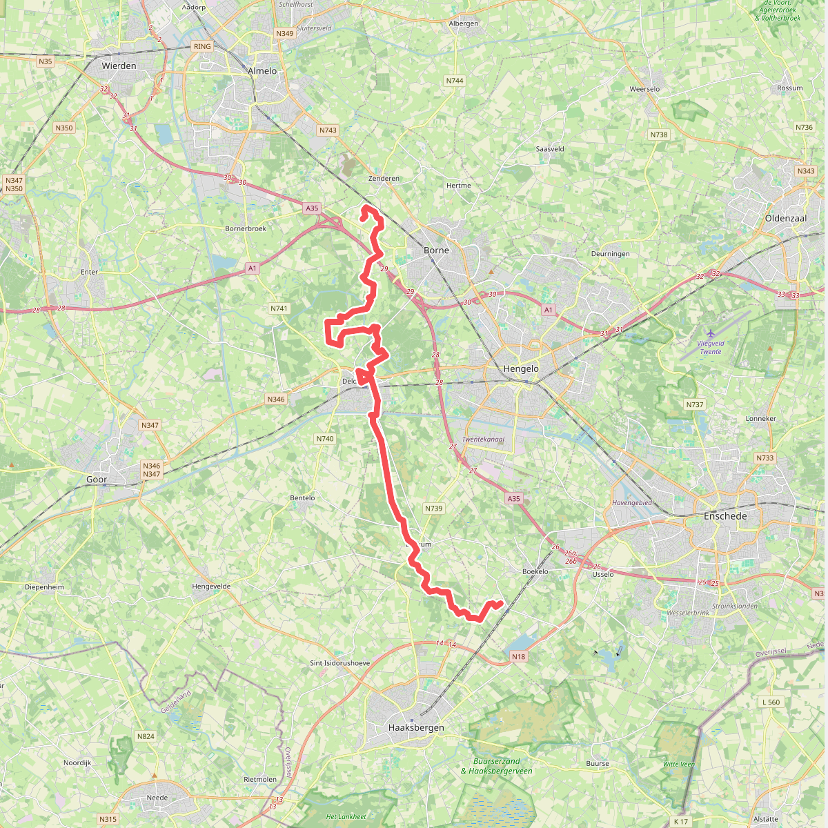 Zenderen - Beckum · Hilligenpad etappe 6
