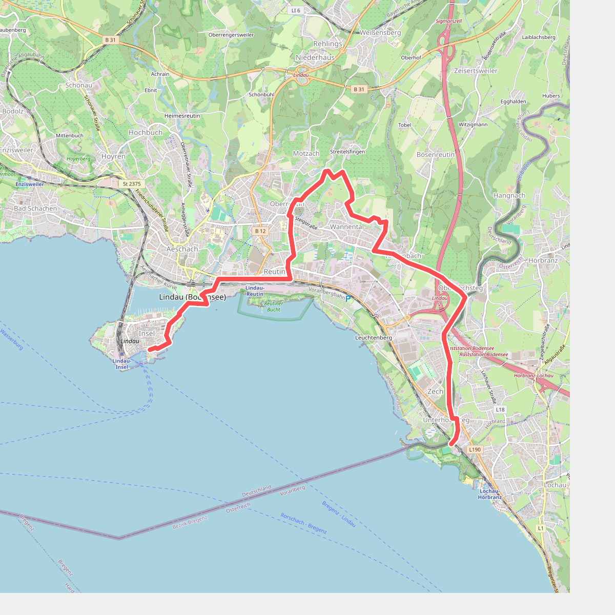 Bodensee-Rundwanderweg - Etappe 5