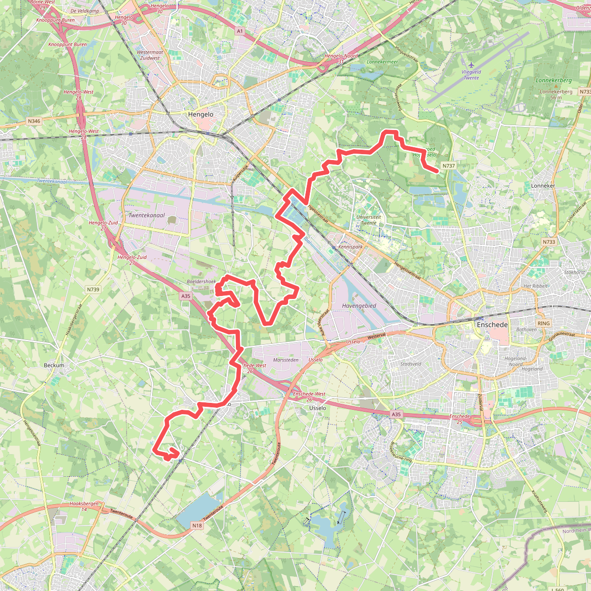 Beckum - Hofd van Espelo · Hilligenpad etappe 7