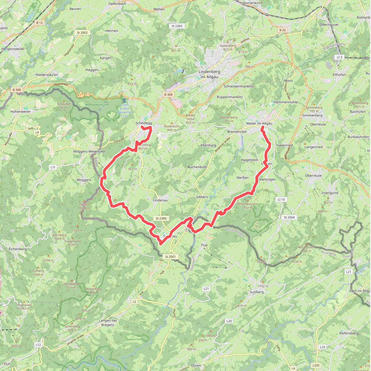 Wandertrilogie Etappe 38 Weiler-Scheidegg