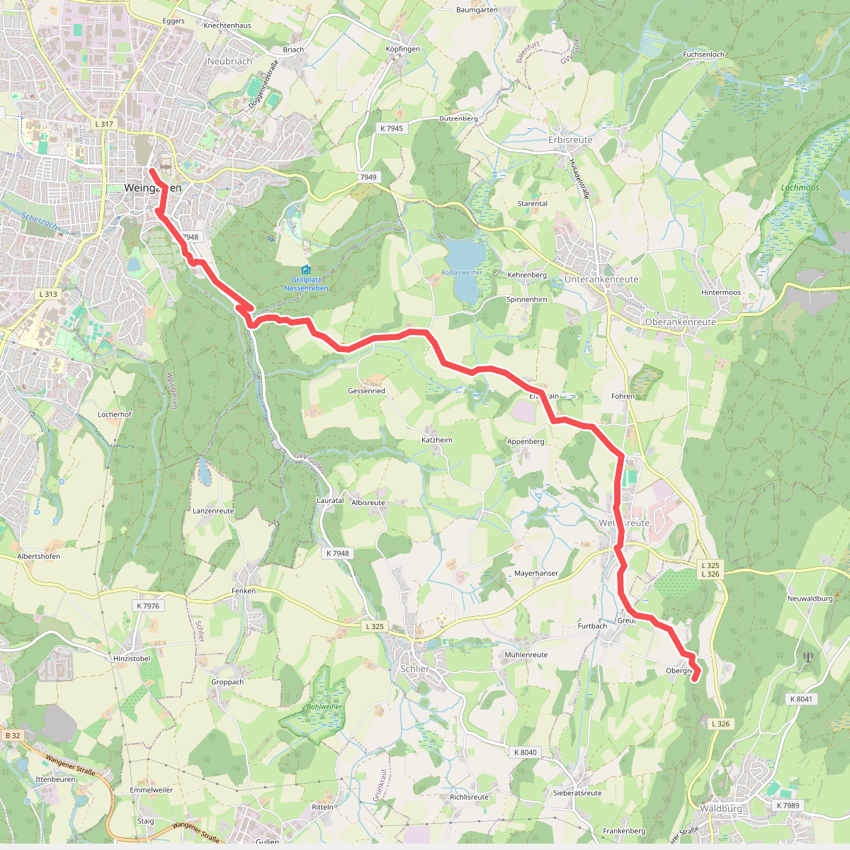 Weingarten - Waldburg