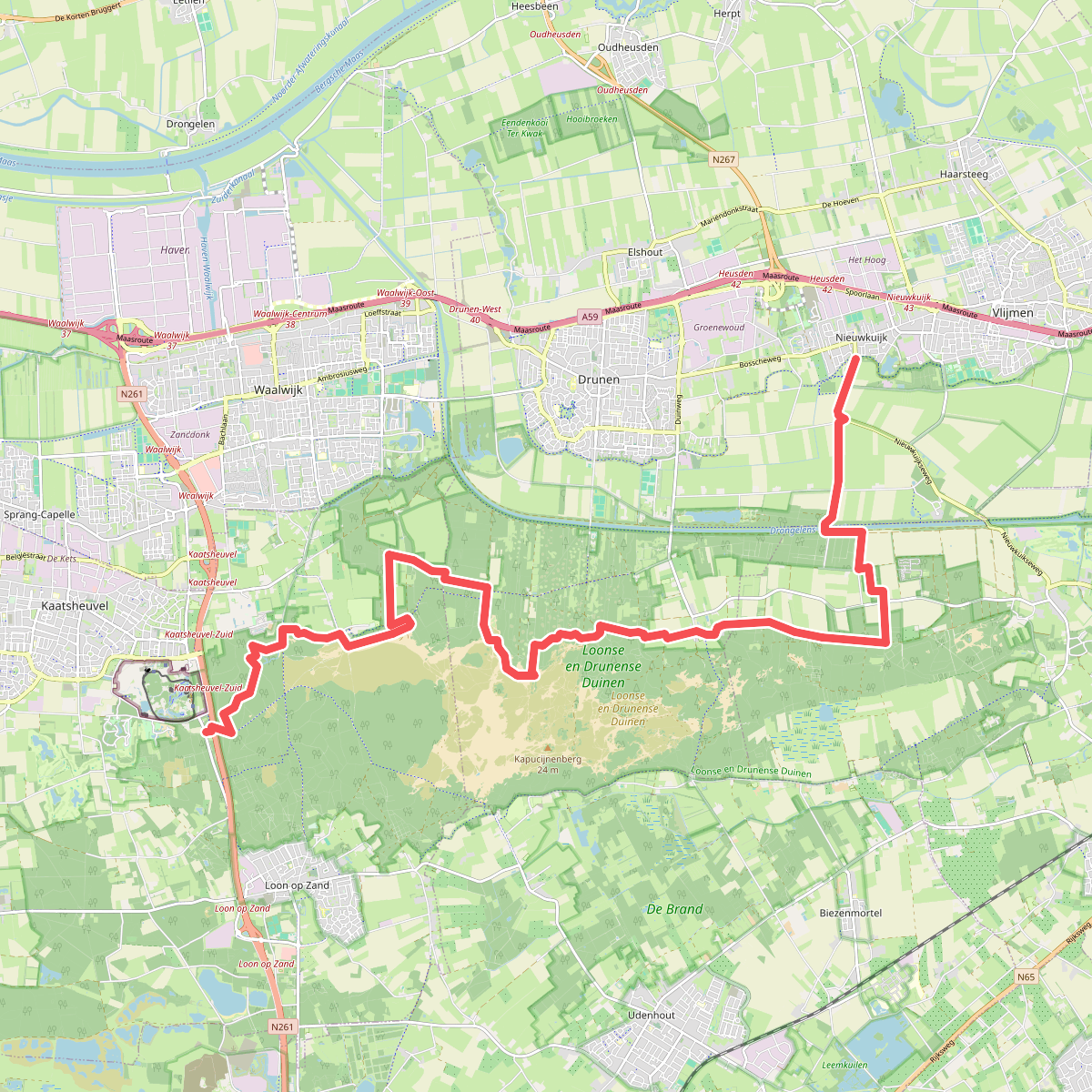 De Efteling - Nieuwkuijk · Hertogenpad etappe 3