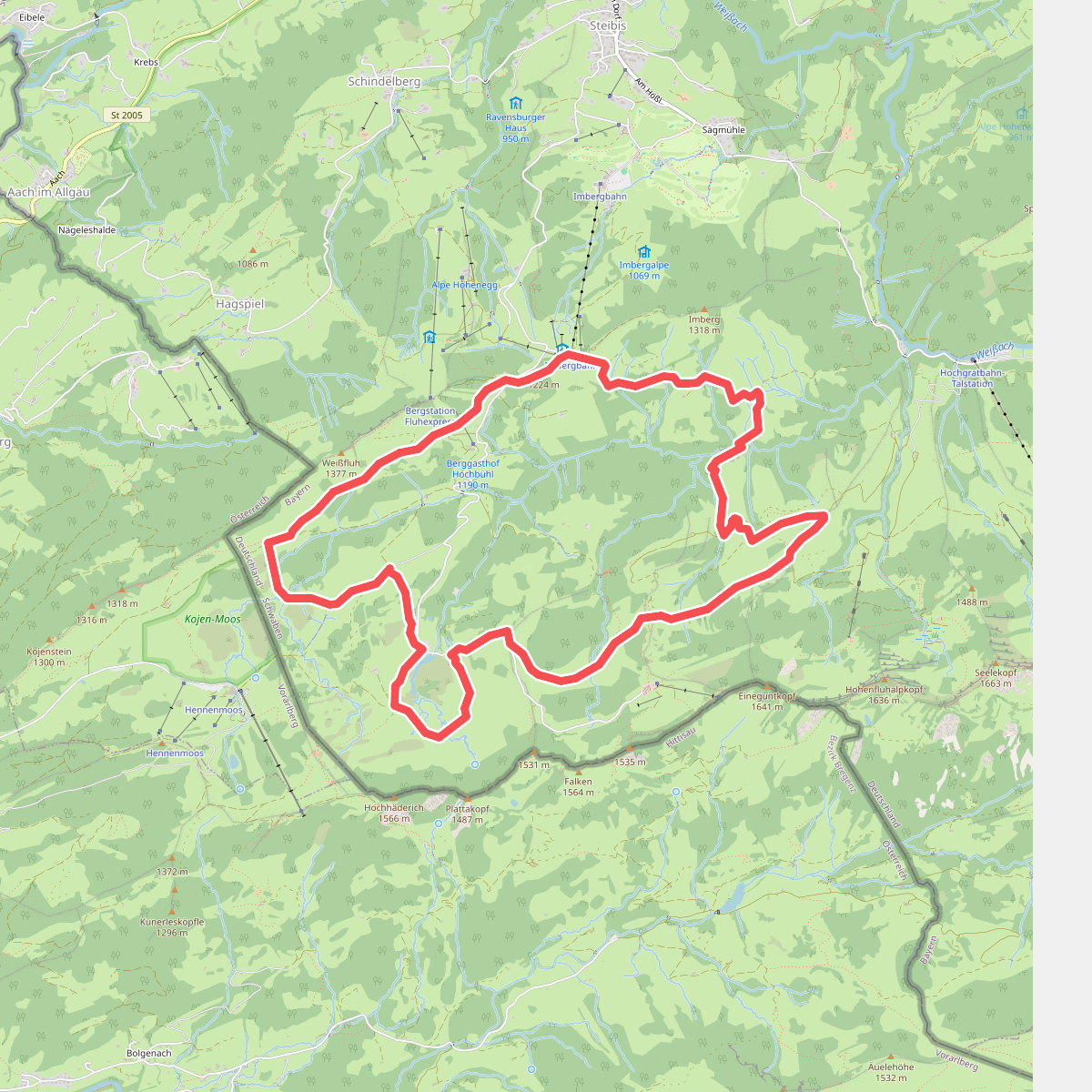 Premiumwanderweg Nagelfluhschleife Alpenfreiheit