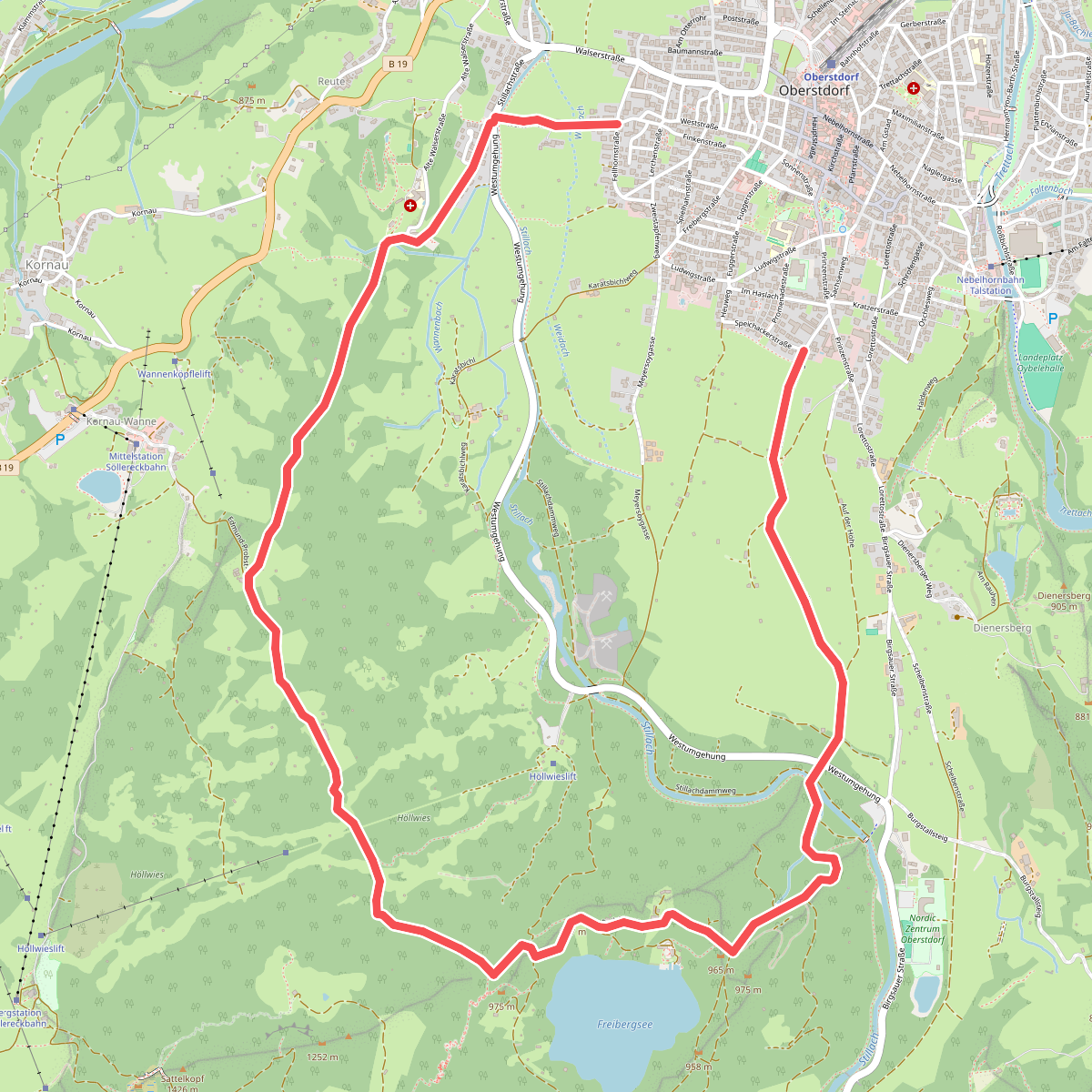 F - Winterwanderung zum Freibergsee