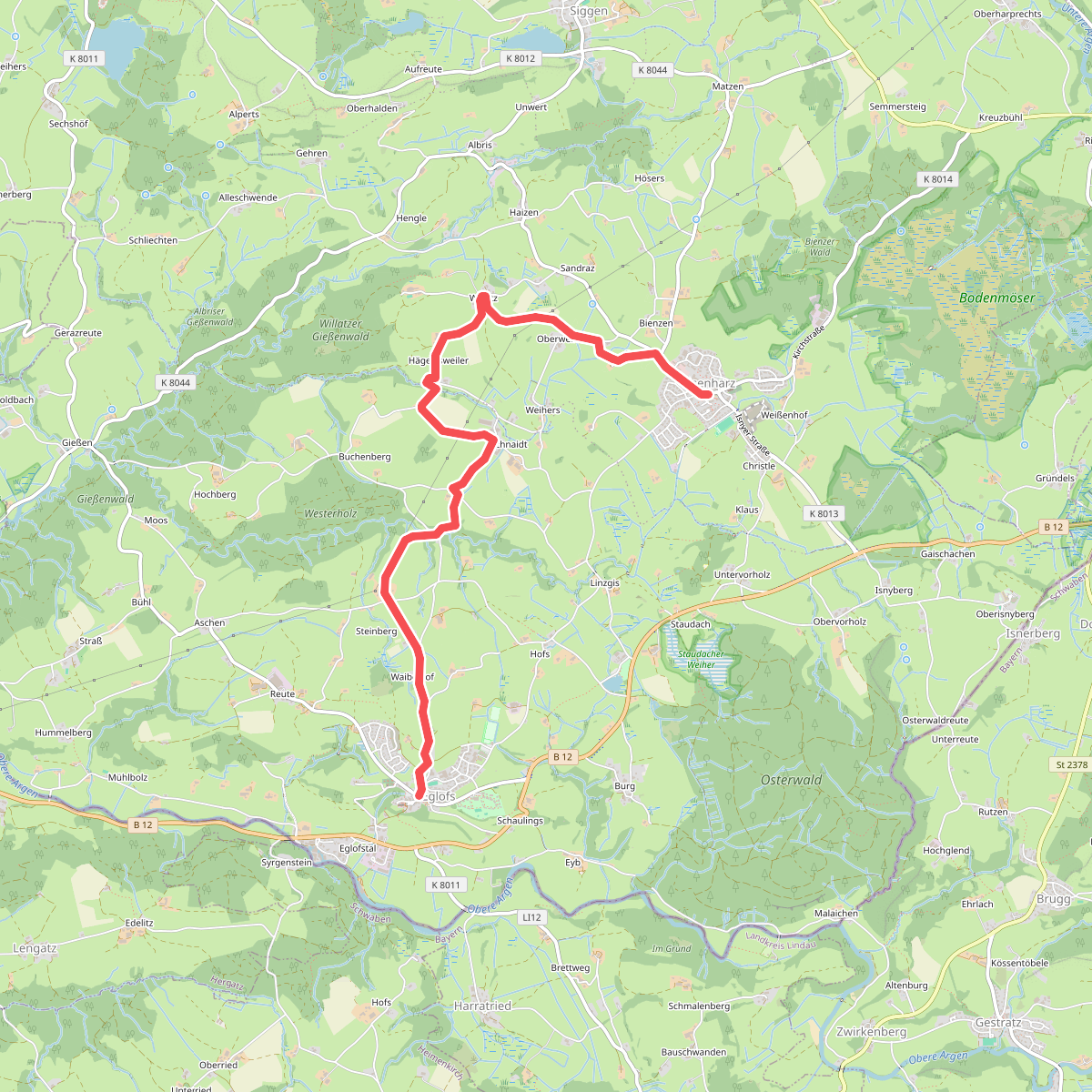 11 - Große Wandertour von Eisenharz nach Eglofs