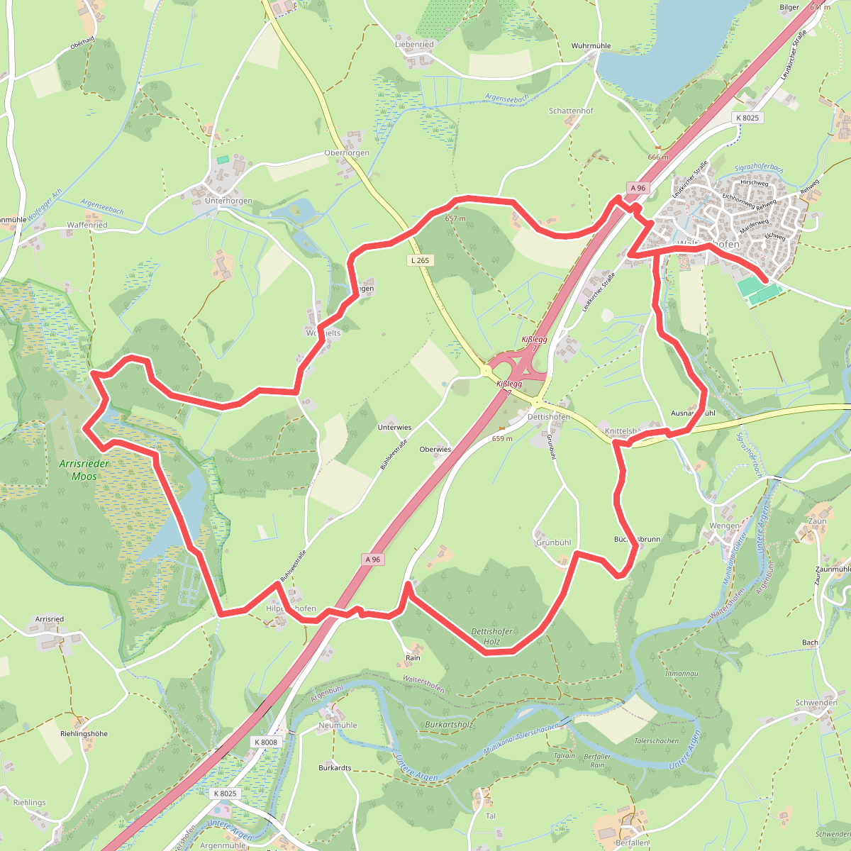 14 - Von Walershofen ins Arrisrieder Moos
