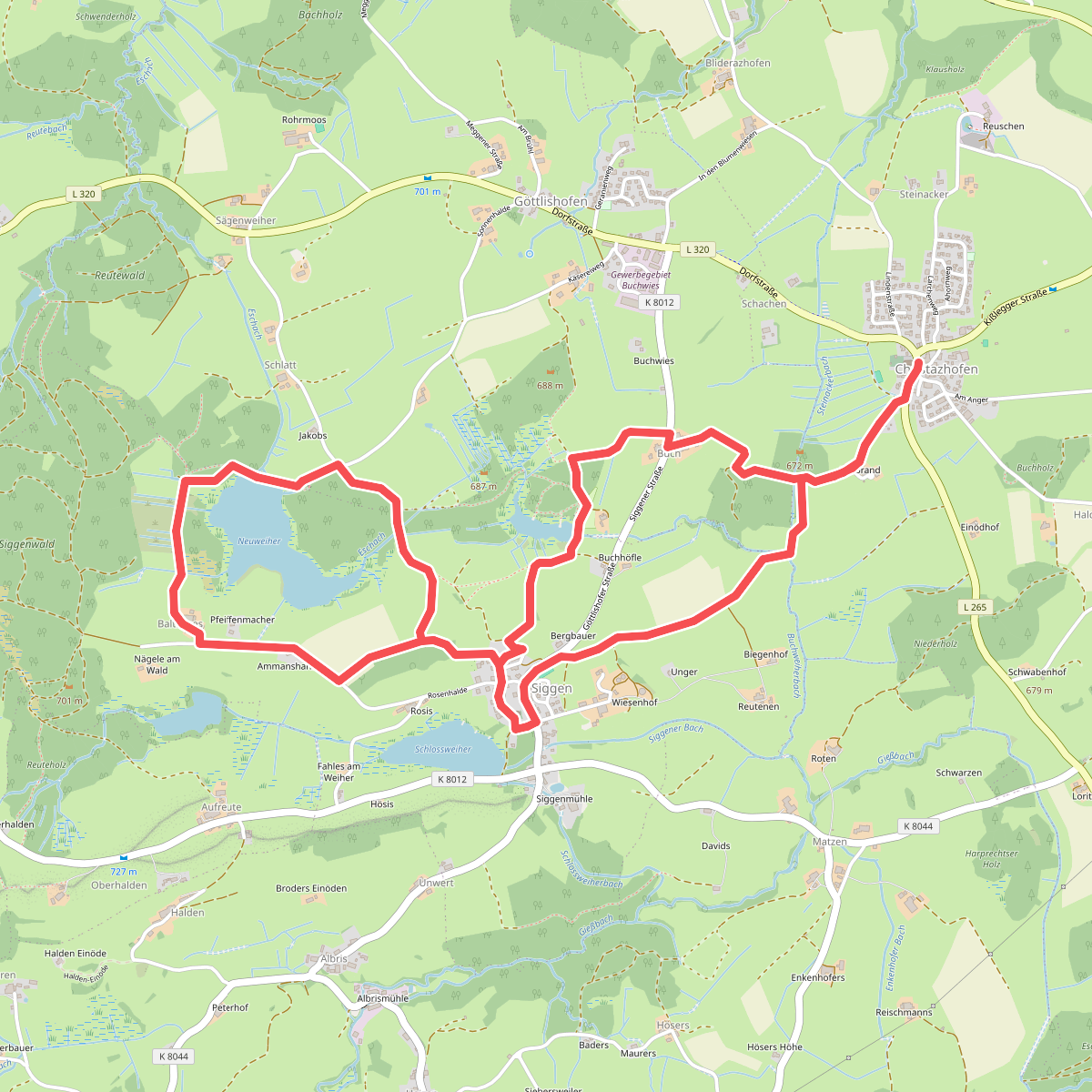 1 - Wanderung Panoramahöhenweg durch Wald und Flur