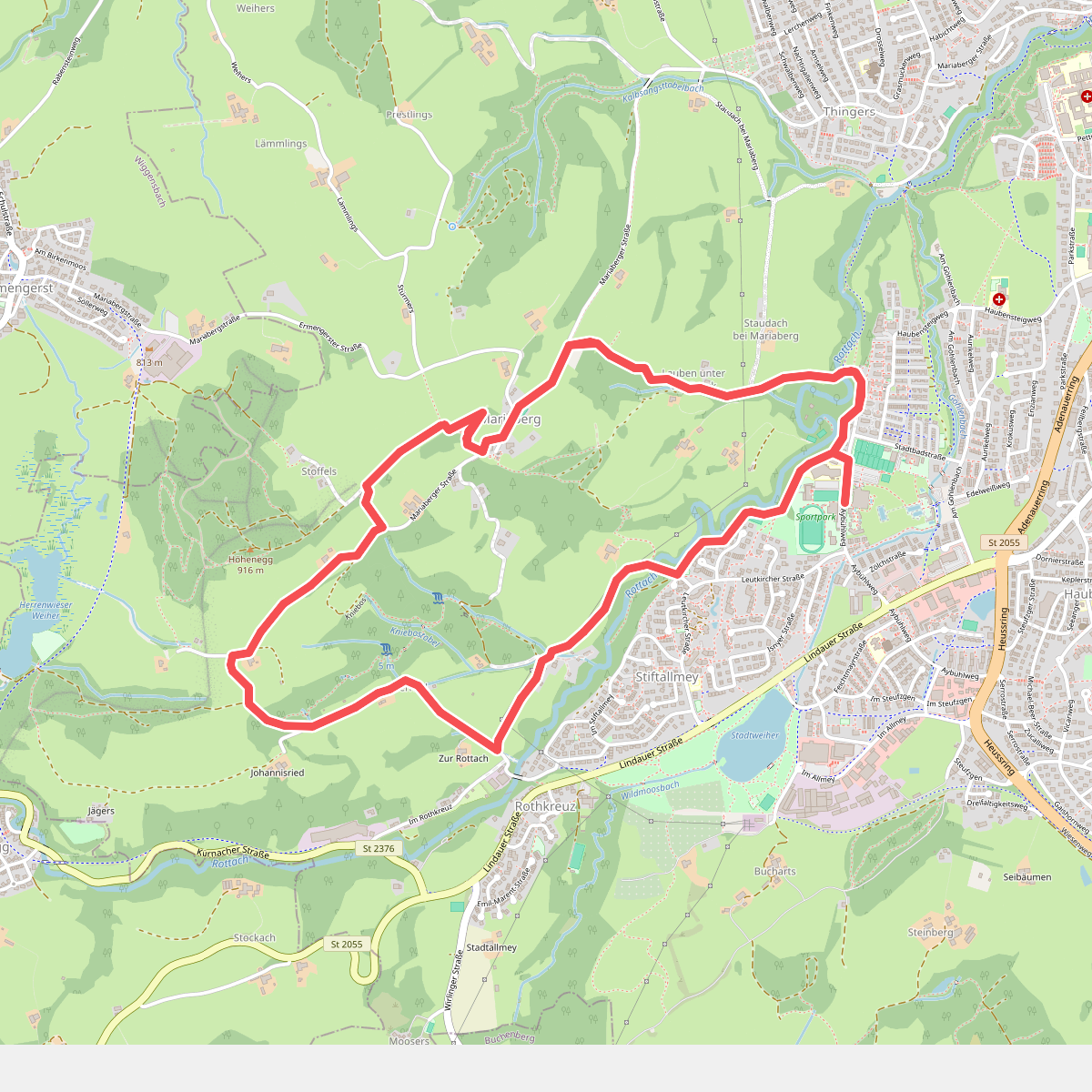 Kempten: Nordic Walking - Mariaberg