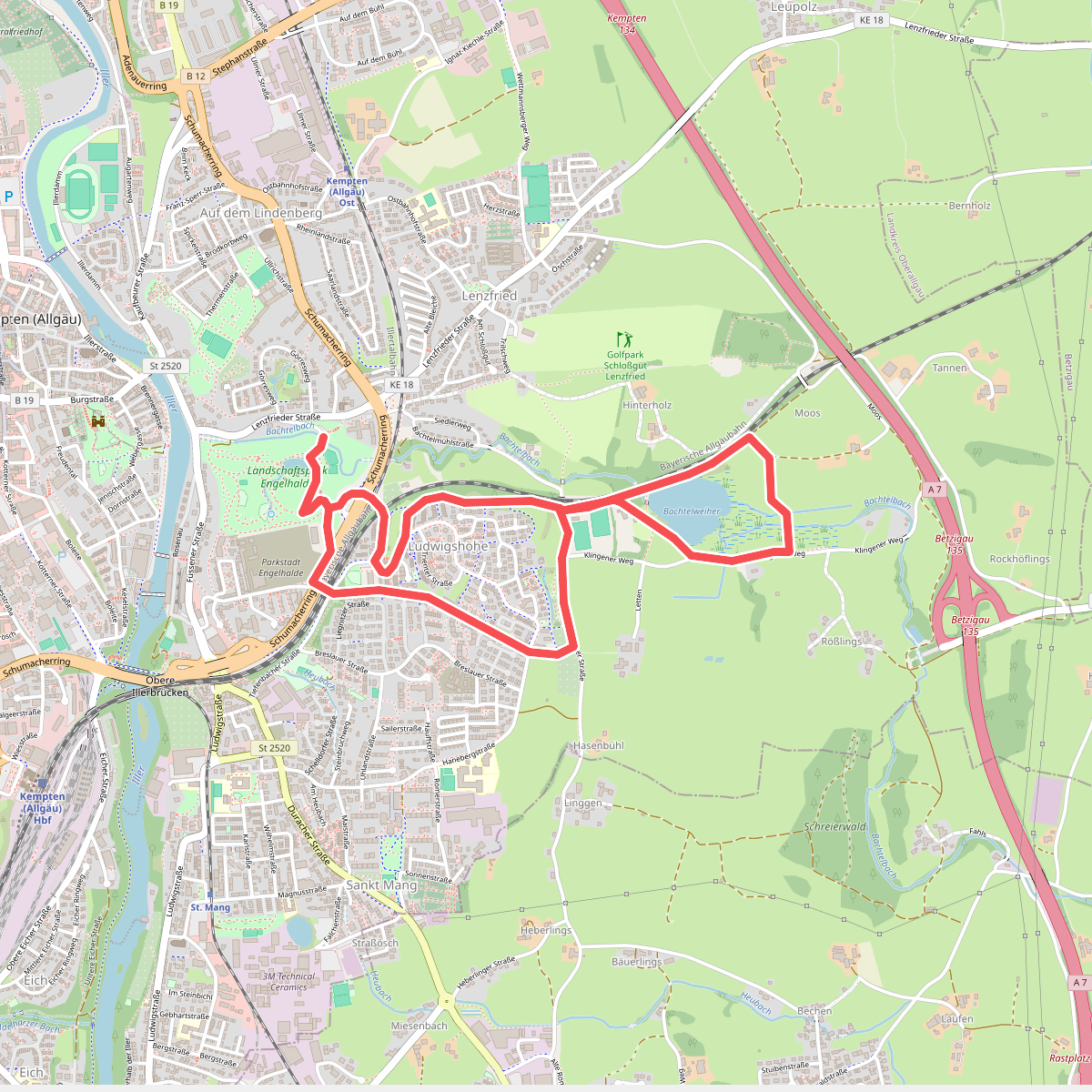 Kempten: Rundweg Kempten-Ost