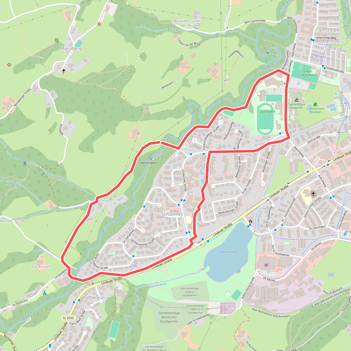 Kempten: Rundweg Kempten-West