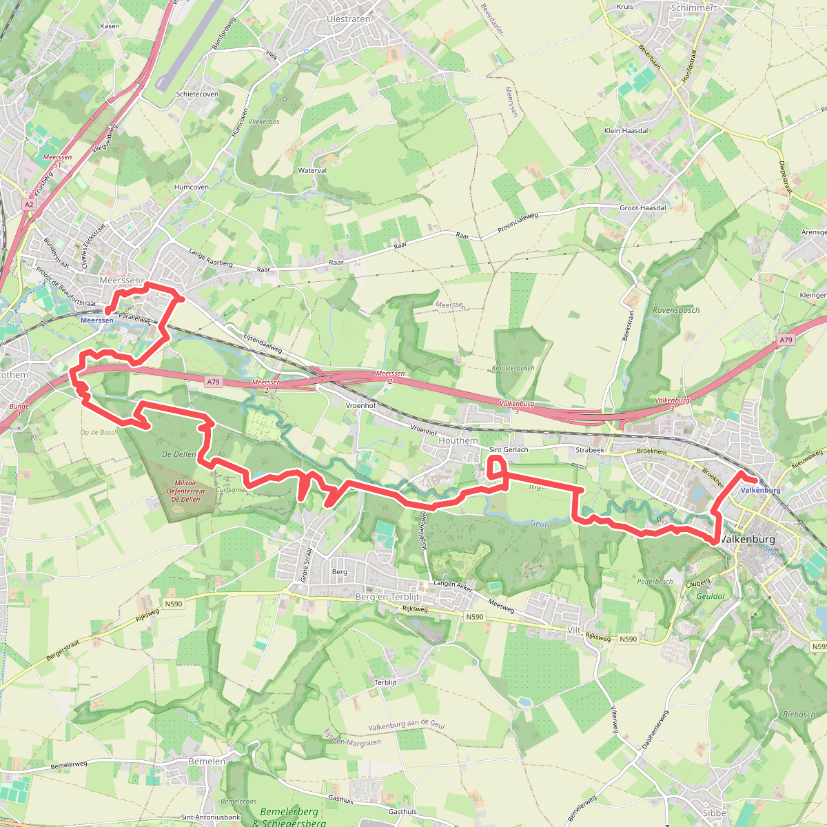 Meerssen - Valkenburg aan de Geul · Via Belgica etappe 2