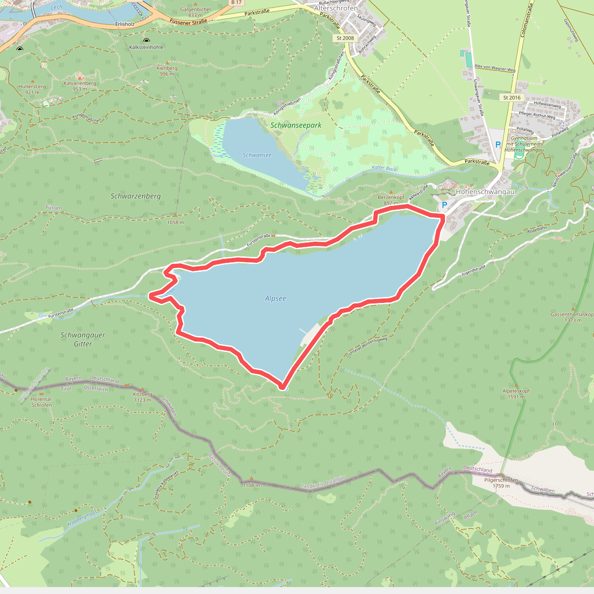 Alpsee-Rundweg