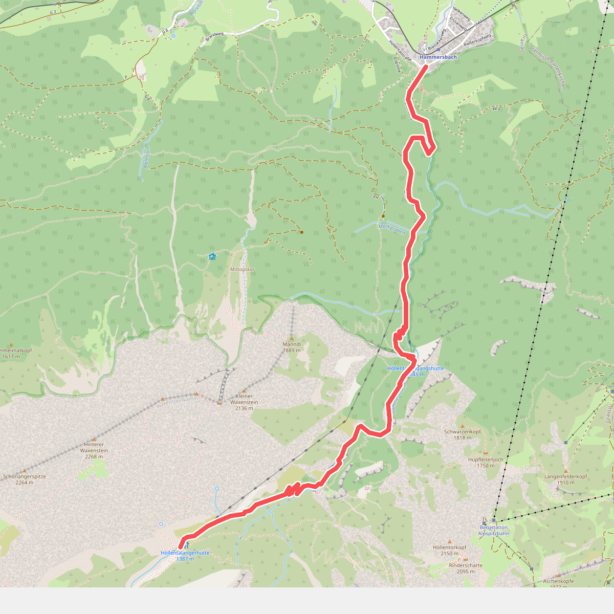 AV Weg 831A (Höllental)