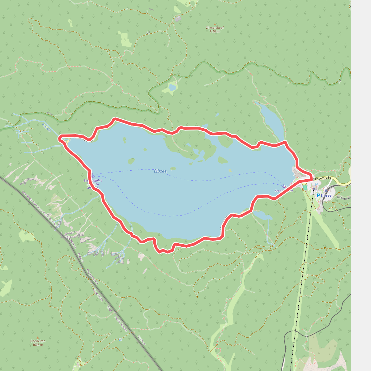 Eibsee Rundwanderweg