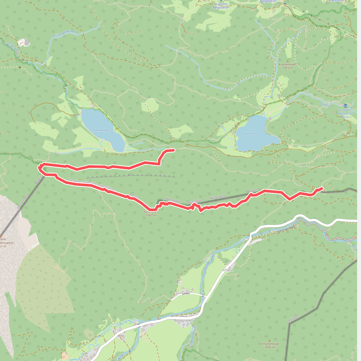 Wanderweg 871 (rot)