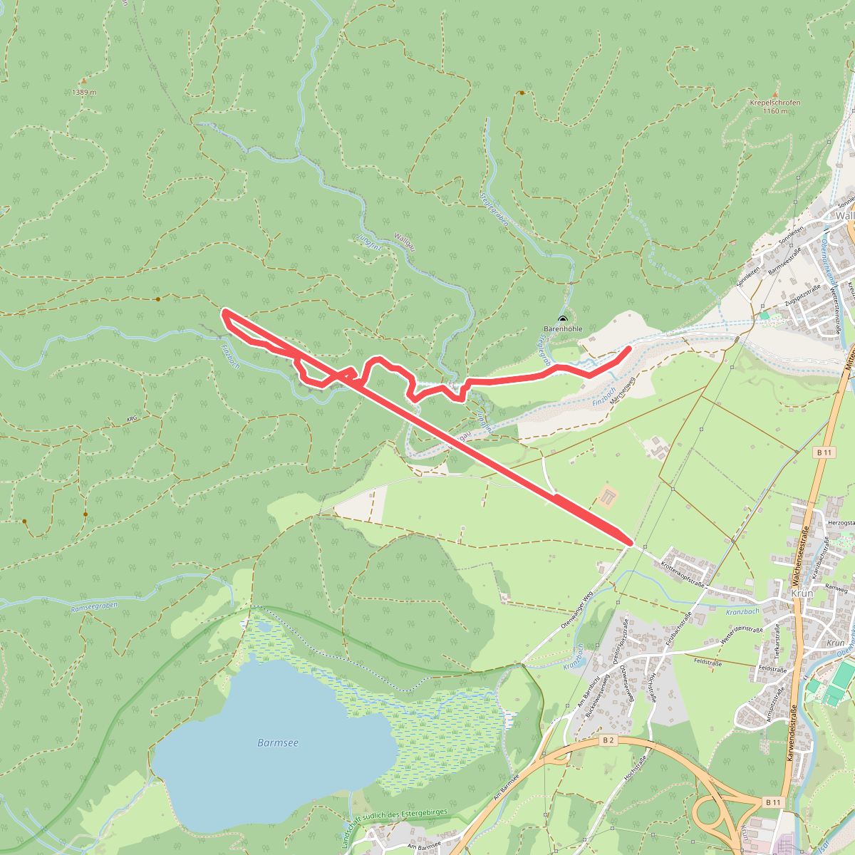 Wanderweg 451 (blau)