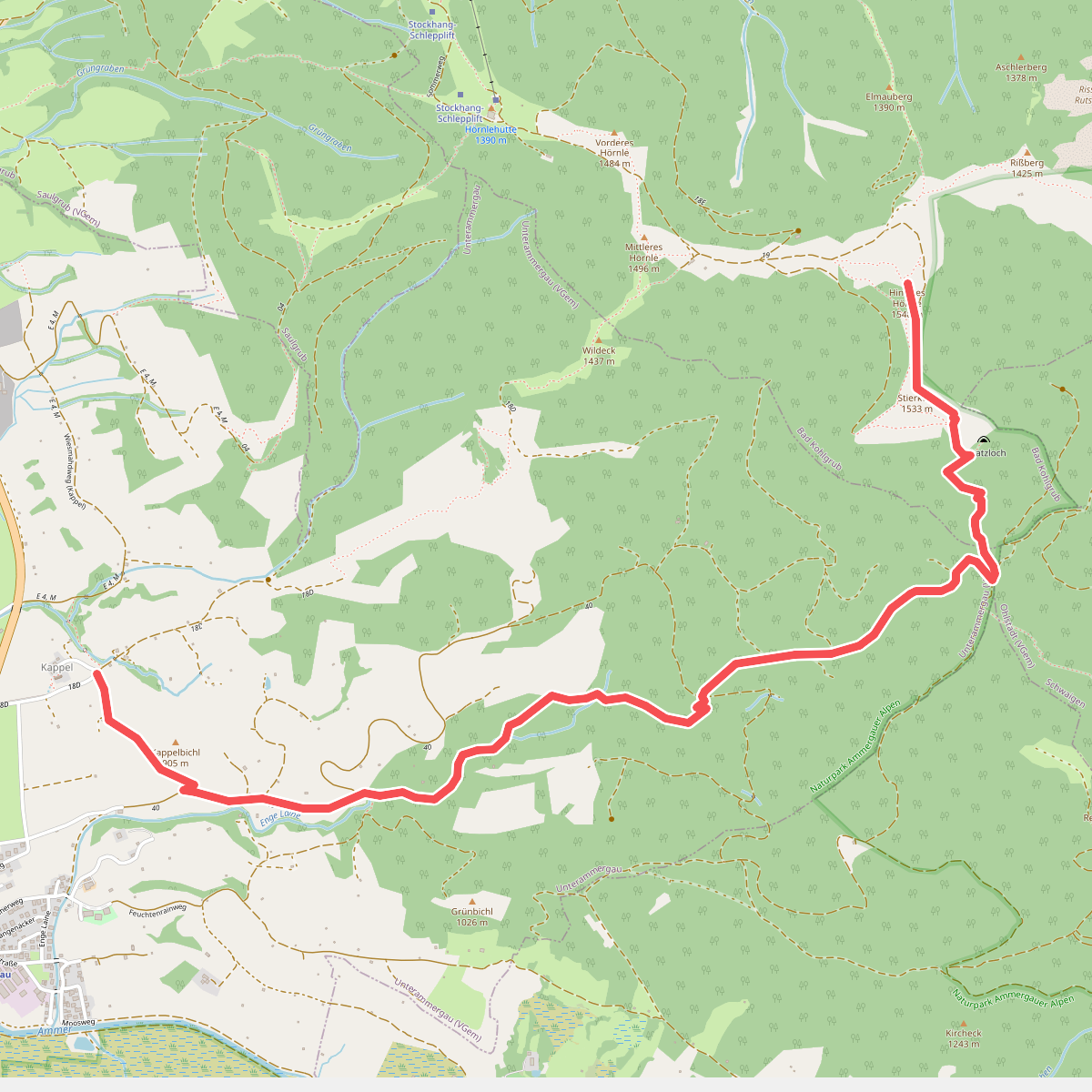 Kappel - Drei Marken - Hinteres Hörnle