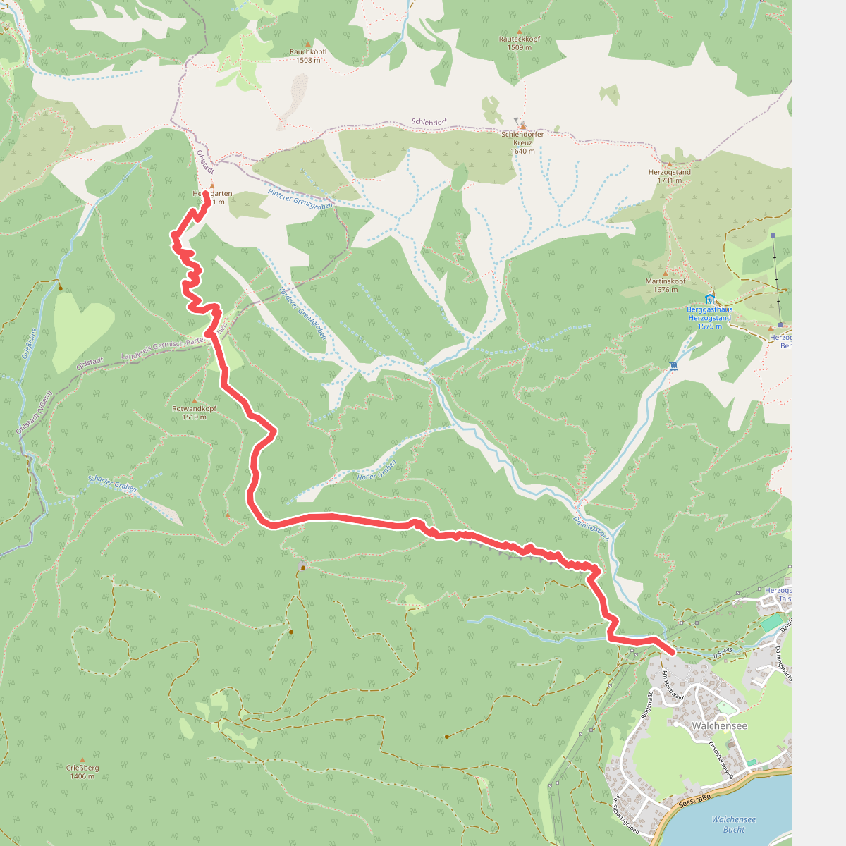 Wanderweg 445 (blau)