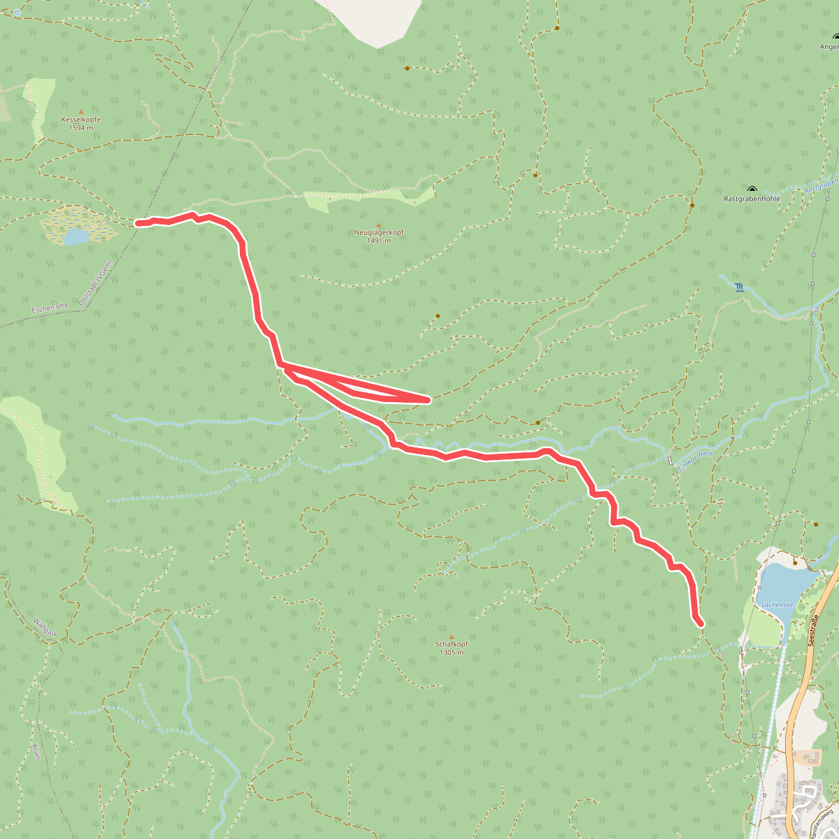 Wanderweg 471 (blau)