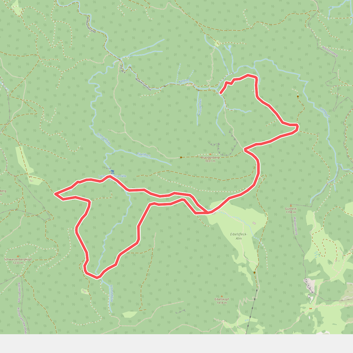 Wanderweg BE 2 - Isarwinkel