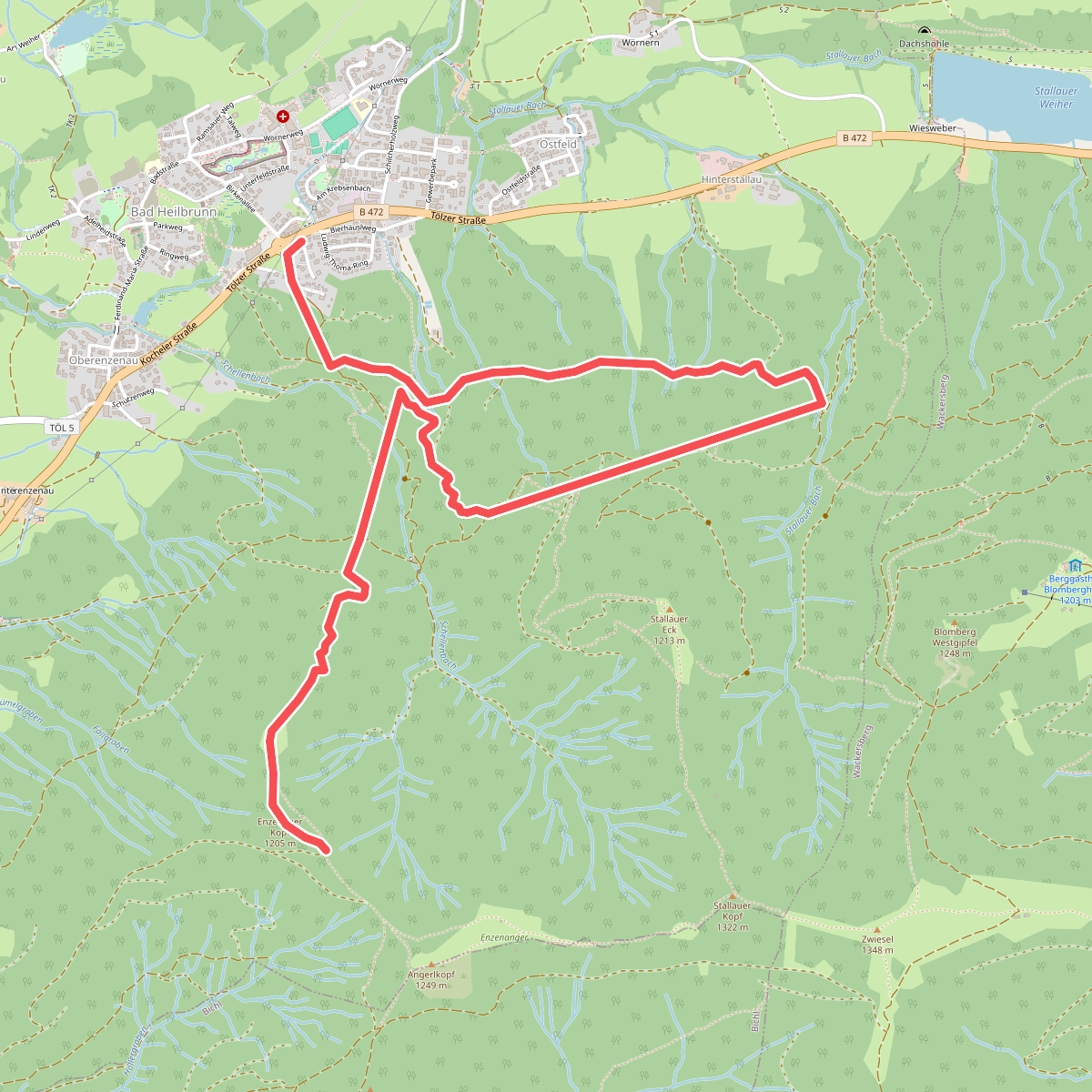 Wanderwegenetz Tölzer Land