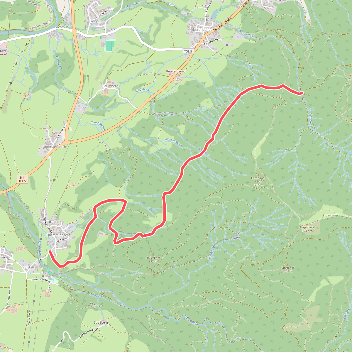 Wanderweg HB 1 - Isarwinkel