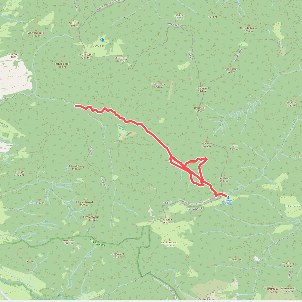 Wanderweg 603 - Bayerische Voralpen