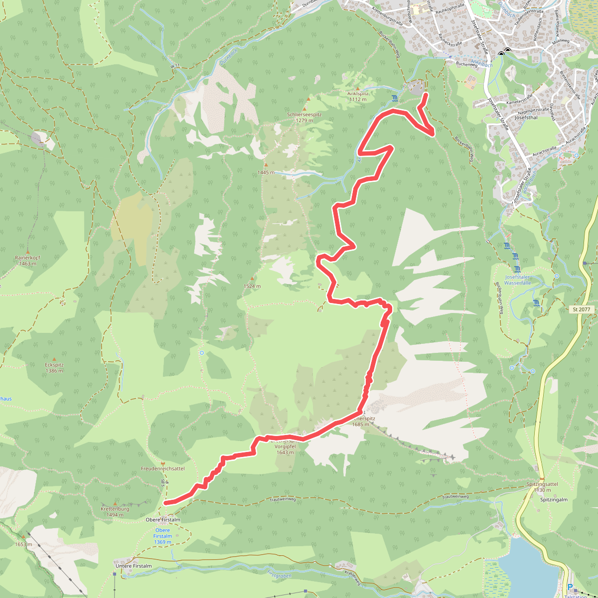 Wanderweg 625 - Spitzingsee