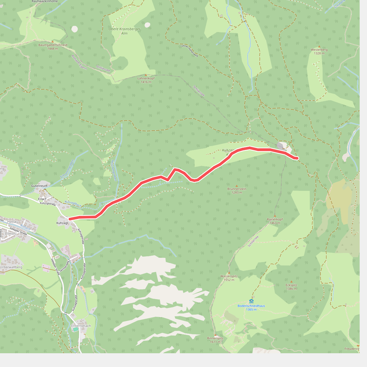 Wanderweg 626a - Spitzingsee