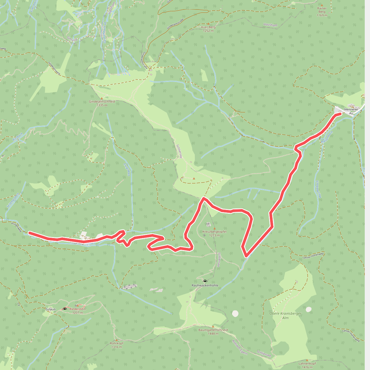 Wanderweg 685 - Bayrische Voralpen