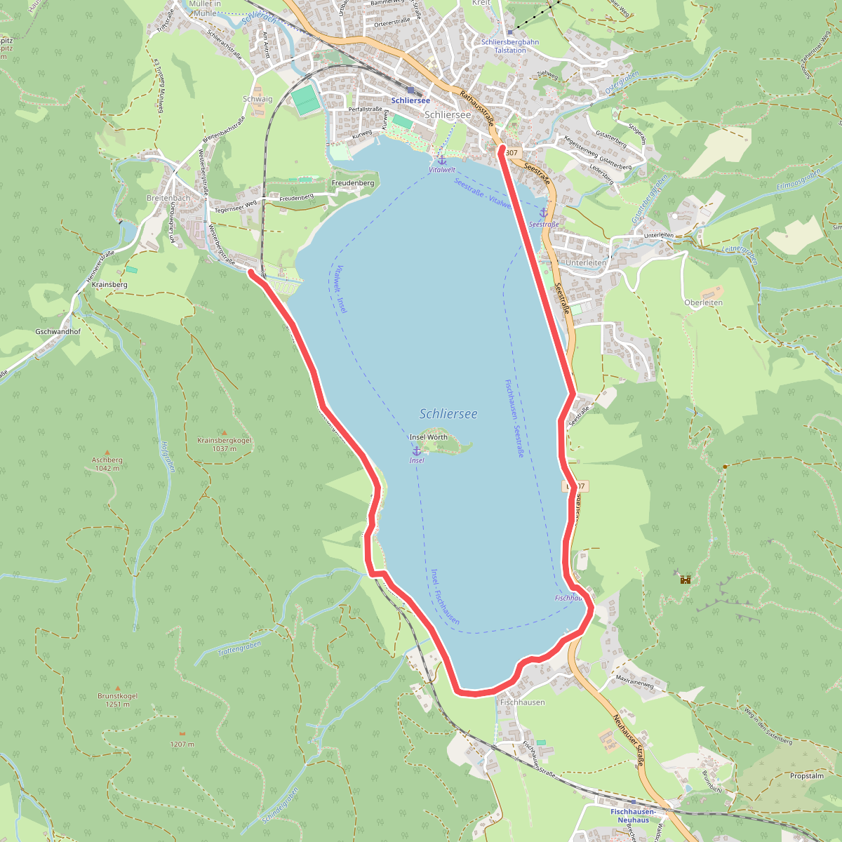 e-on bayern Trail - Schliersee Kurweg