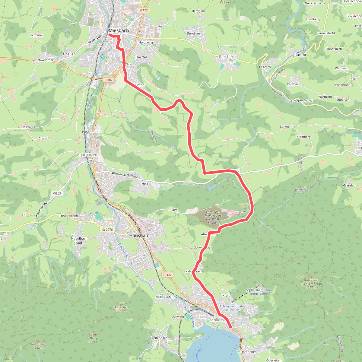 Wanderweg 571 - Miesbach/Schliersee