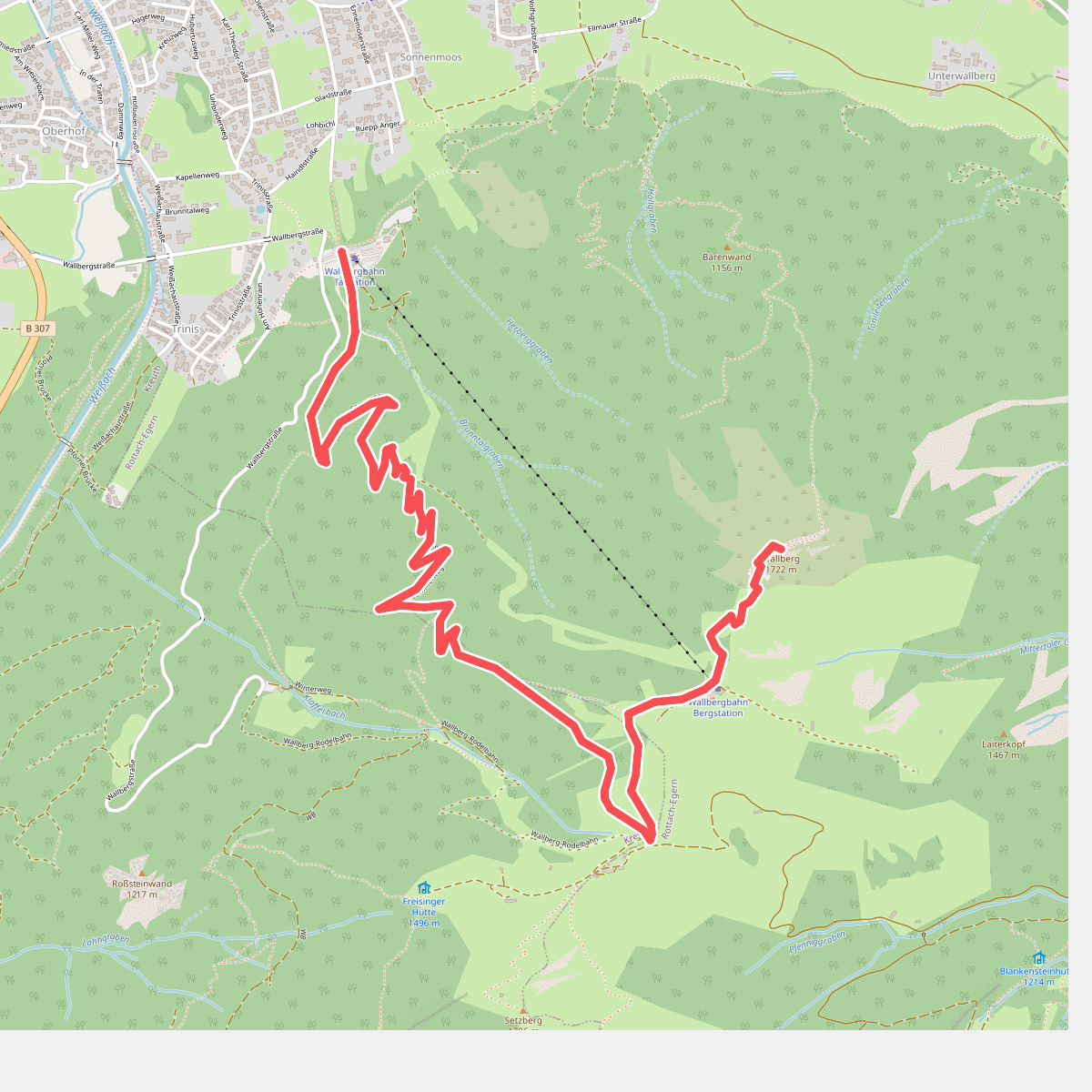 Wanderweg 618 - Wallberg