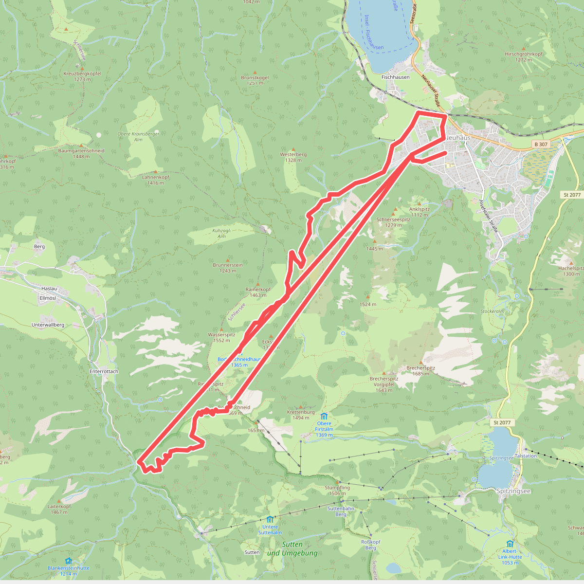 Wanderweg 626 - Schliersee/Spitzingsee