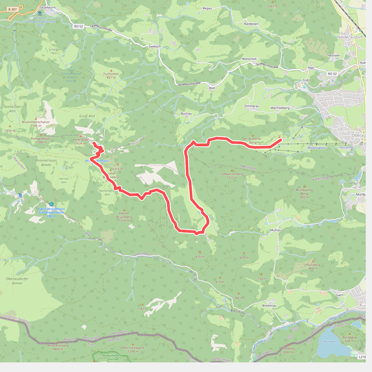 Weg Nr. 7 - Brünnstein - Oberaudorf/Hocheck