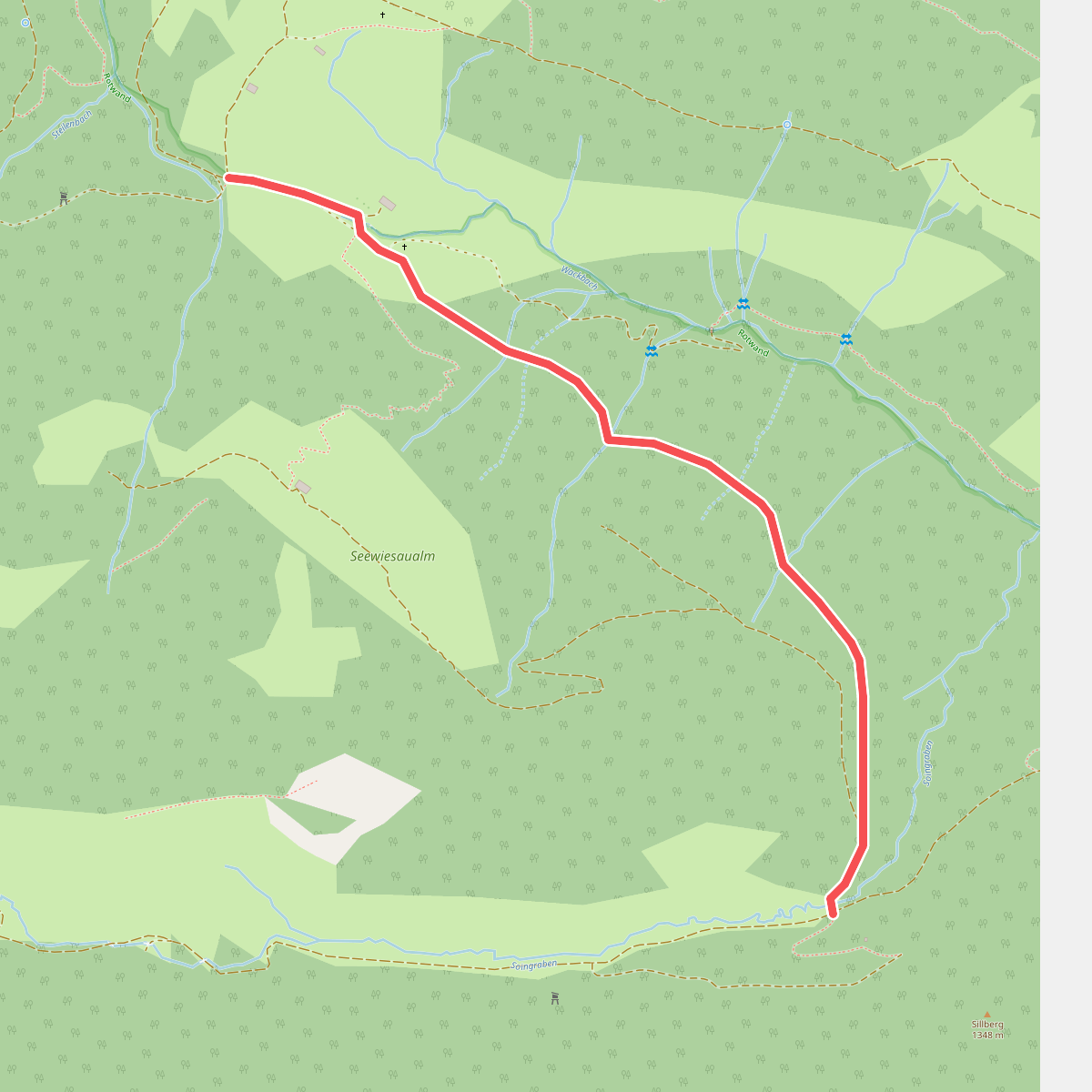 Wanderweg 545b - Bayrischzell