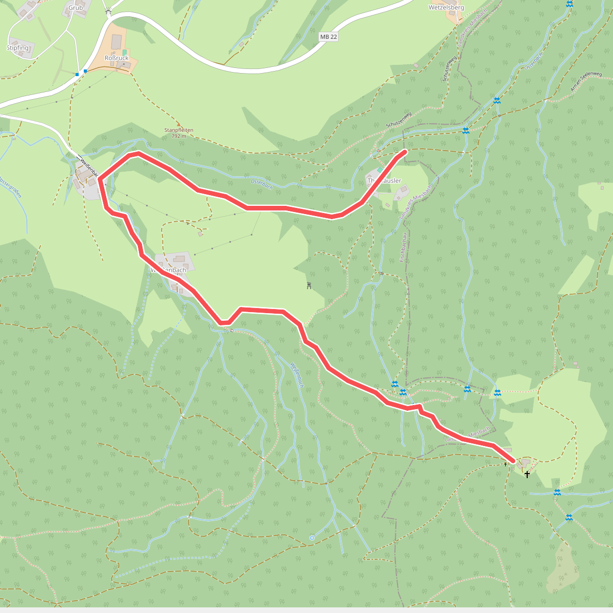 Wanderweg 588 - Fischbachau