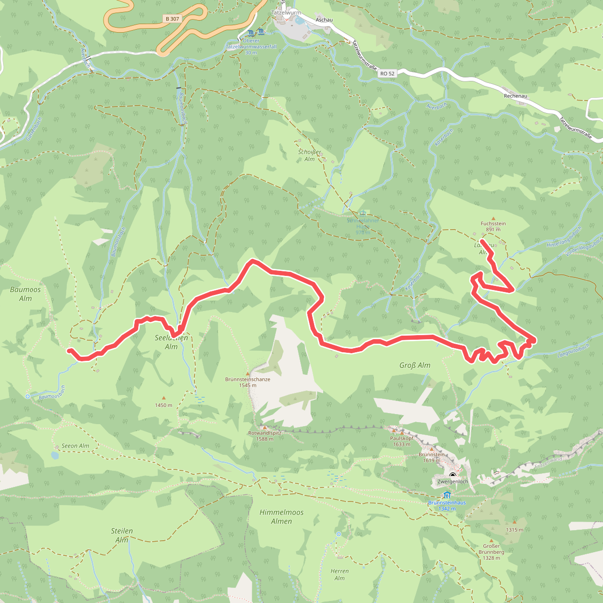 Wanderweg 654 - Brünnstein