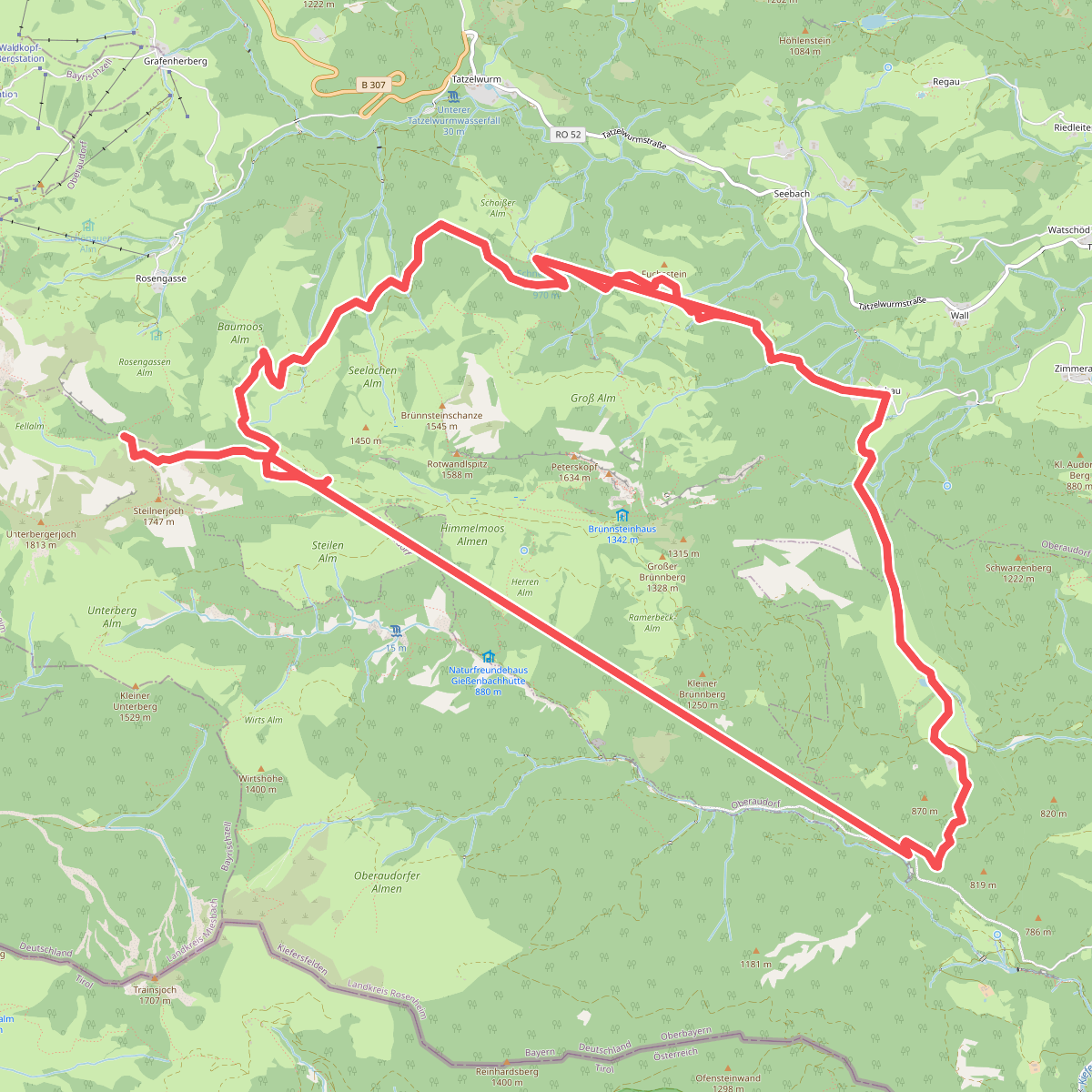 Wanderweg 655 - Brünnstein