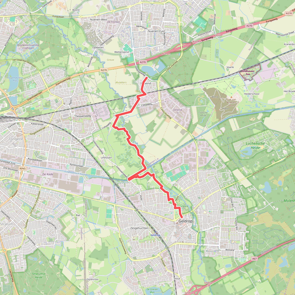 Geldrop - Eeneind · Hertog Hendrikpad etappe 8