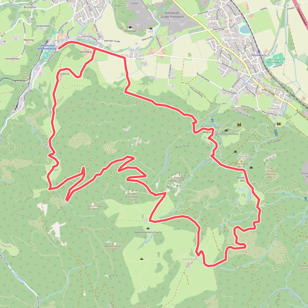 Wanderweg BR2 - Brannenburg
