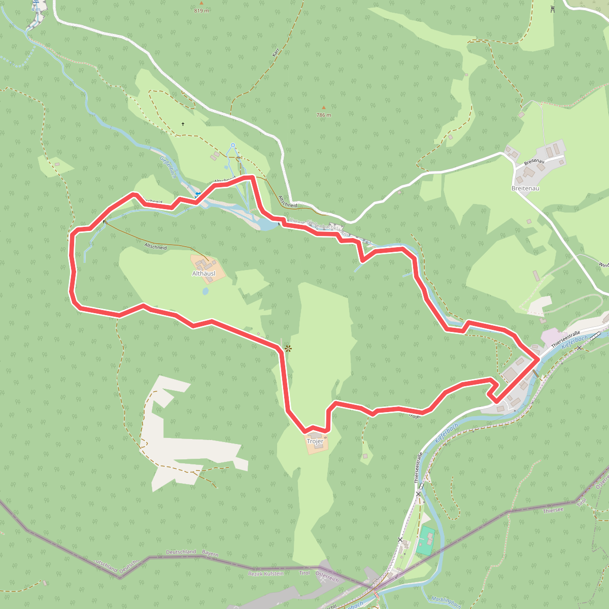 Gießenbachklamm Rundweg