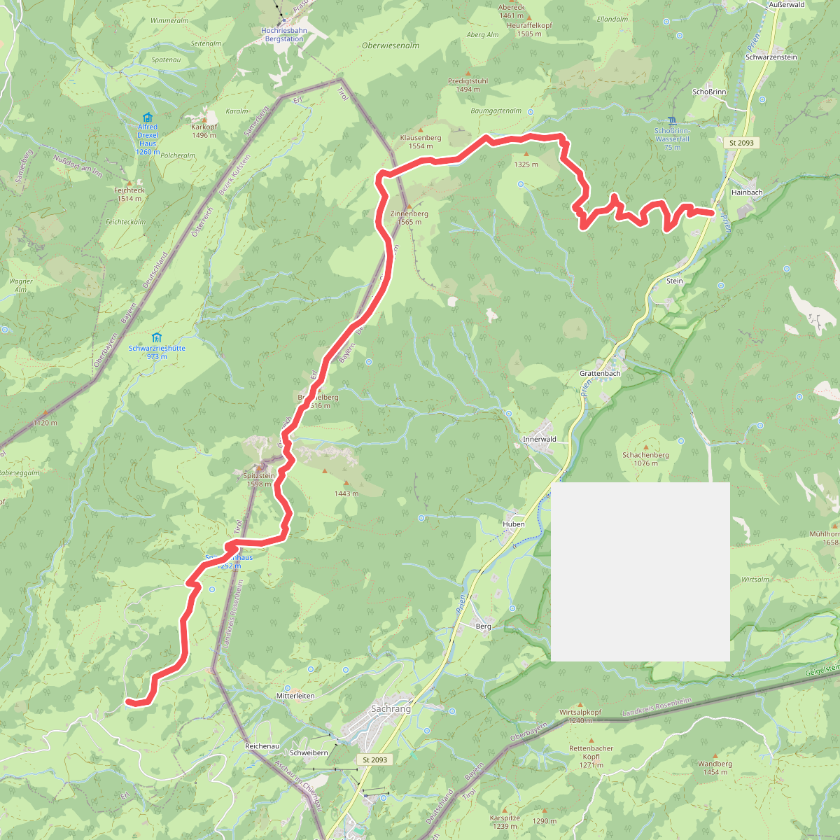 Wanderweg 211 - Spitzstein