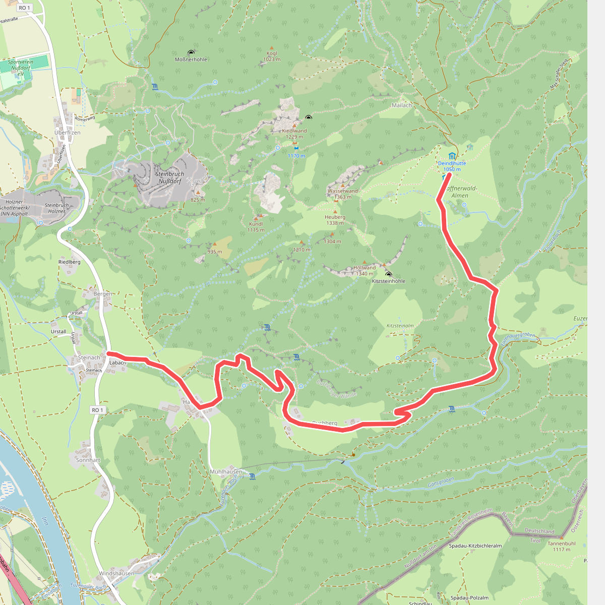 Buchberg - Euzenau - Heuberg